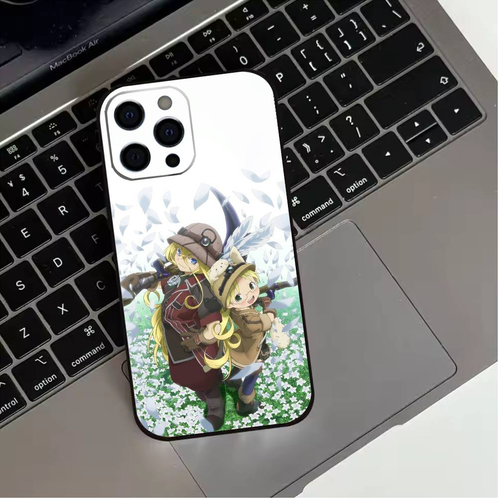 M-Made in Abyss  Phone Case For iPhone 17,16,15,14,13,12,11 Plus,Pro Max,XS,Soft Silicone Black Cover