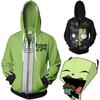 Invader Zim Costume Printed Men Zipper Hoodie Sweatshirt In Comfortable Soft Material