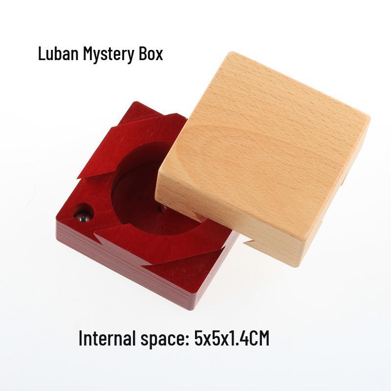 Luban Kongming Lock Puzzle Box - Educational Toy for Kids & Adults