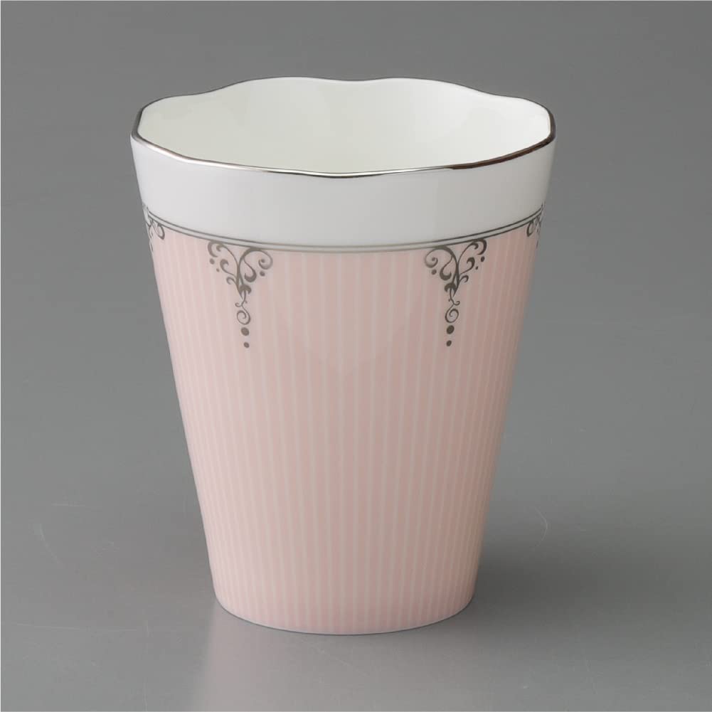 JILL STUART Mug, 300cc, Pink Stripe, Stylish and Cute, Perfect for Weddings and Gifts, Gift Boxed, 52428-2856