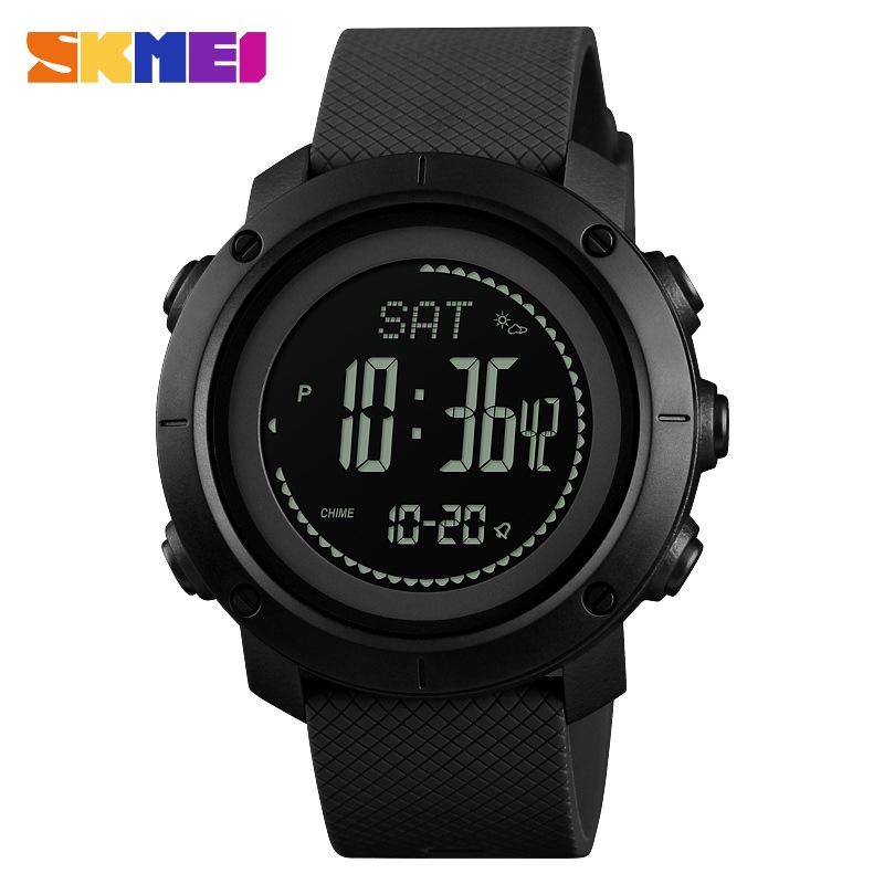 New Outdoor Sports Women's Watch High Air Pressure Compass Pedometer Stopwatch Alarm Compass Electronic Watch