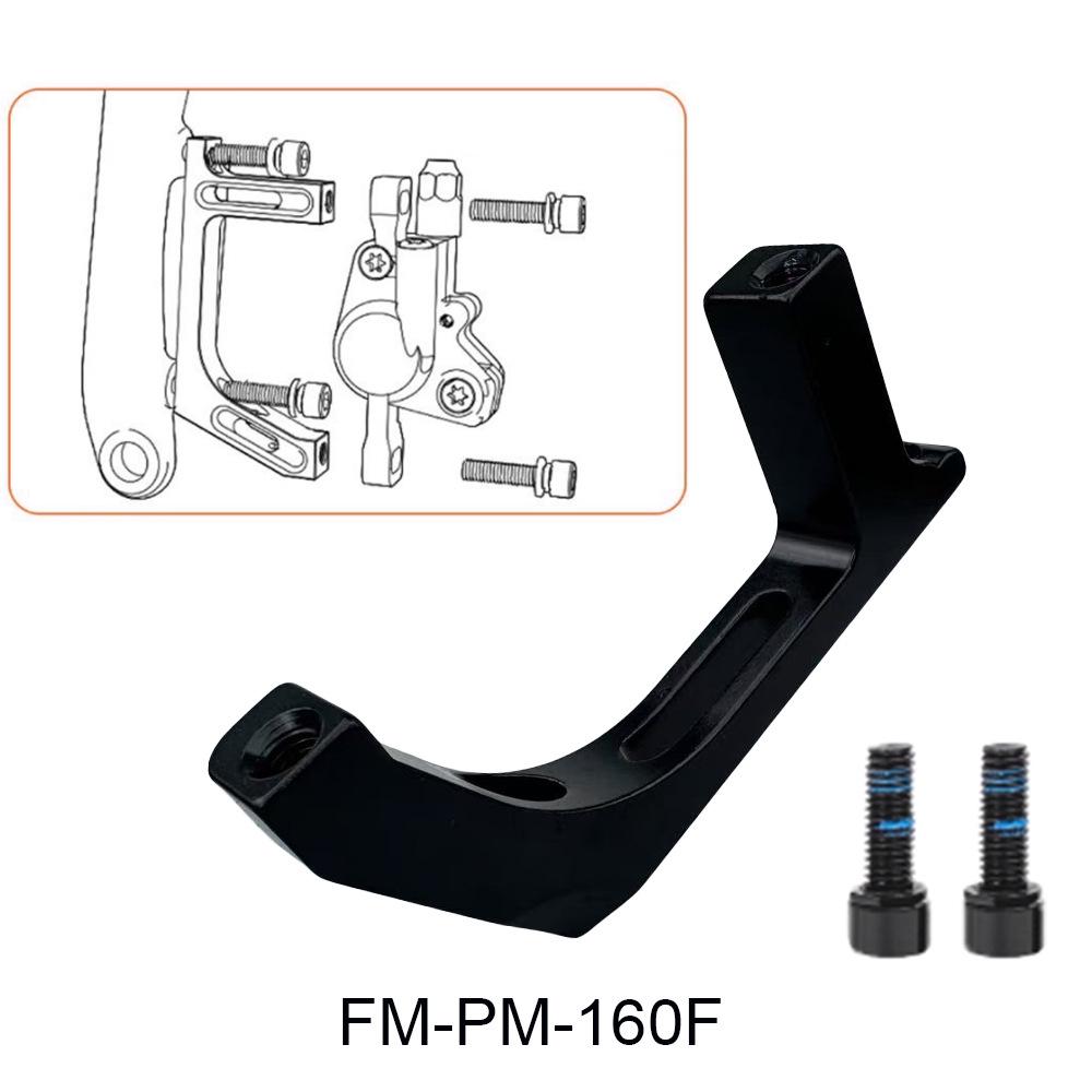 160mm Rennrad Bremsadapter: Flachmontage auf Direktmontage Hydraulische Scheibenbremse für Vorne/Hinten