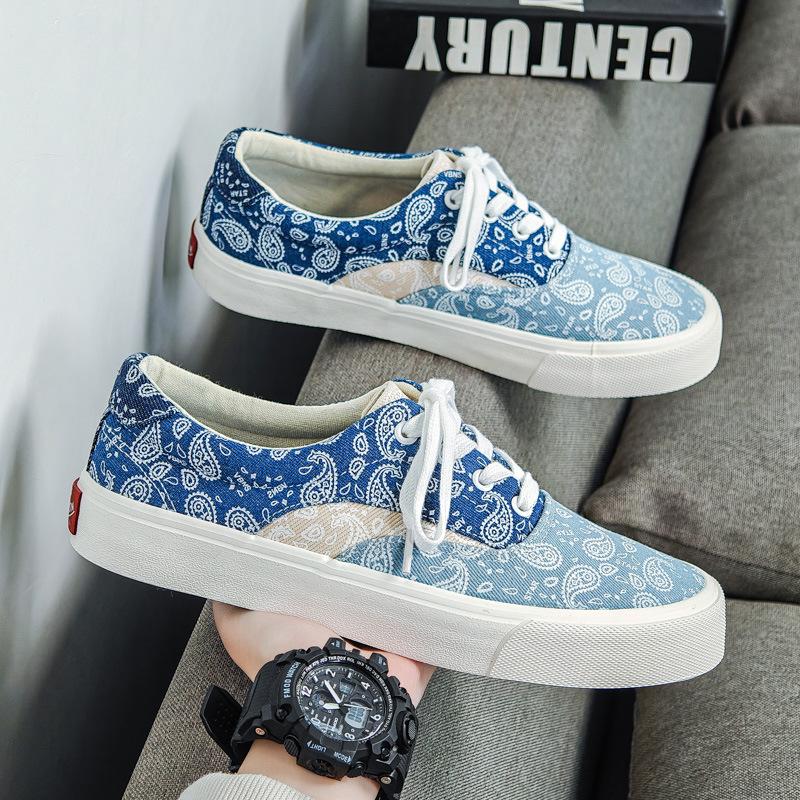 

Весенние новые дышащие мужские клетчатые парусиновые туфли мужские универсальные парные тканевые туфли мужские повседневные кеды мужская обувь 35