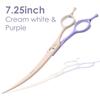 Fenice Professional JP440C Colorful 6.25&7.0 Inch Curved Grooming Scissors Pet Trimming Scissors for Dogs Cats