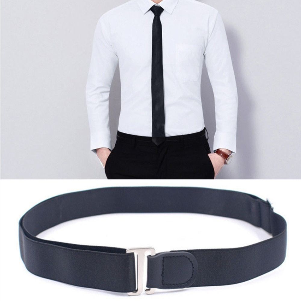 Non-slip Shirt Stay Holder Belt Anti Wrinkle Shirt Stay Best Belt Simple Elastic Waistband Ladies