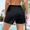 CHARMLEAKS Charmo Damen-Badeshorts, einfarbig, Tankini-Unterseite, Träger-Bademode, Slips, Jungen-Shorts mit Taschen
