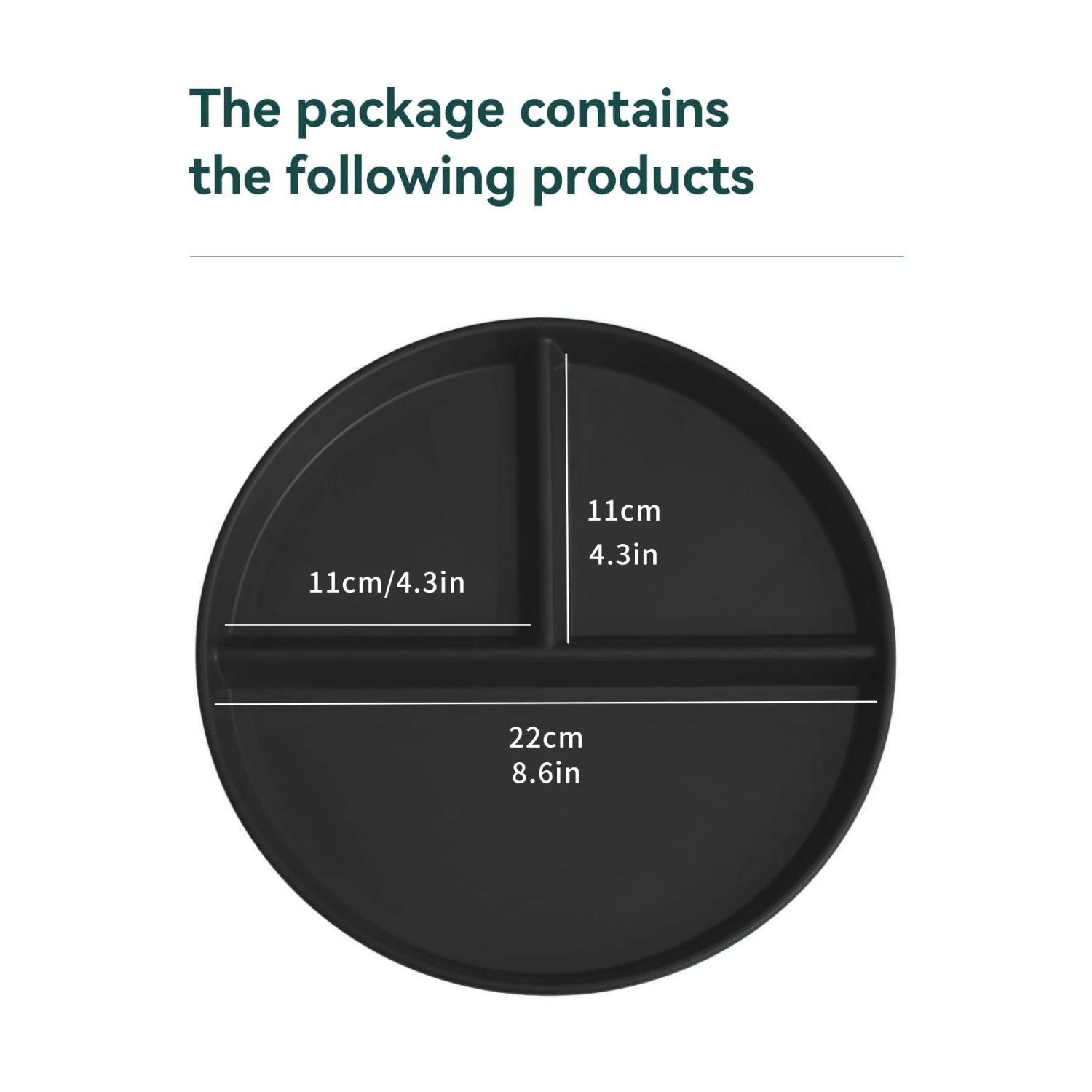 

Фруктовый салатник Многоразовые раздельные обеденные тарелки Безопасны для использования в микроволновой печи Посуда для еды Поднос для торта Десерта Кухонная посуда