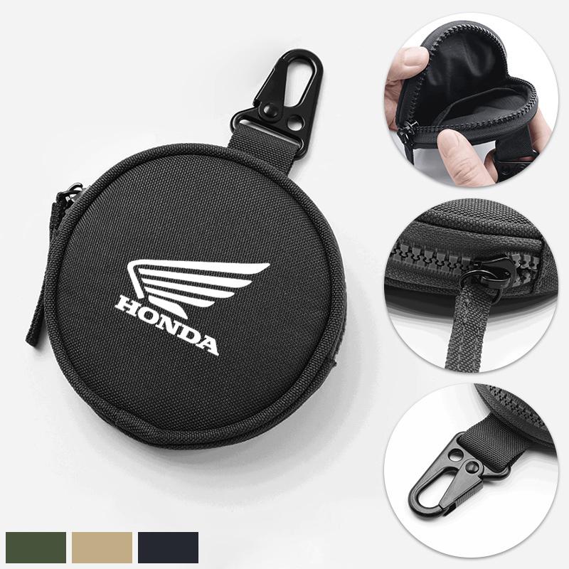 Motorcycle Logo Storage Bag Key Coin Bank Card Wallet Holder For Honda Hornet 600 250 CB500X NC750X PCV Forza 125 CB650R CBR 954 EB1