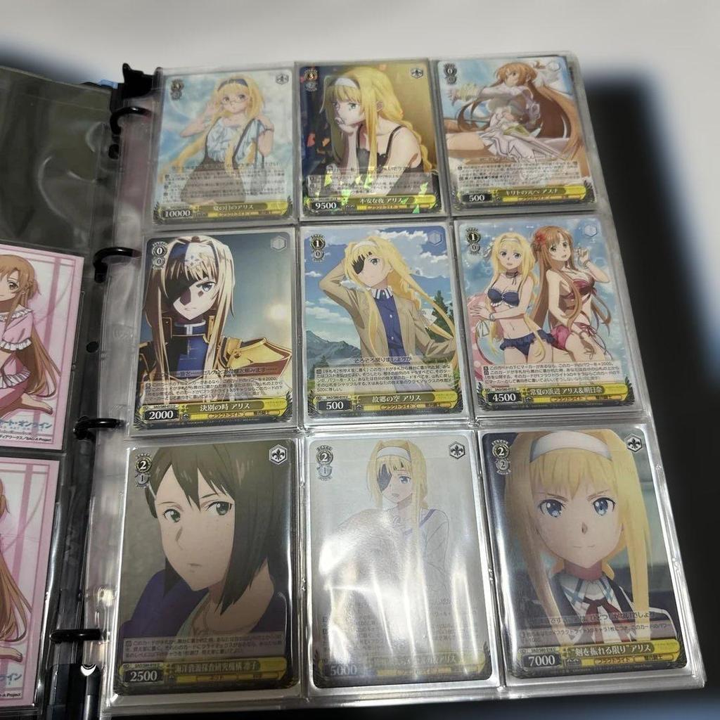 Used Sword Art Online Bushiroad Gold and Silver Campaign Binder