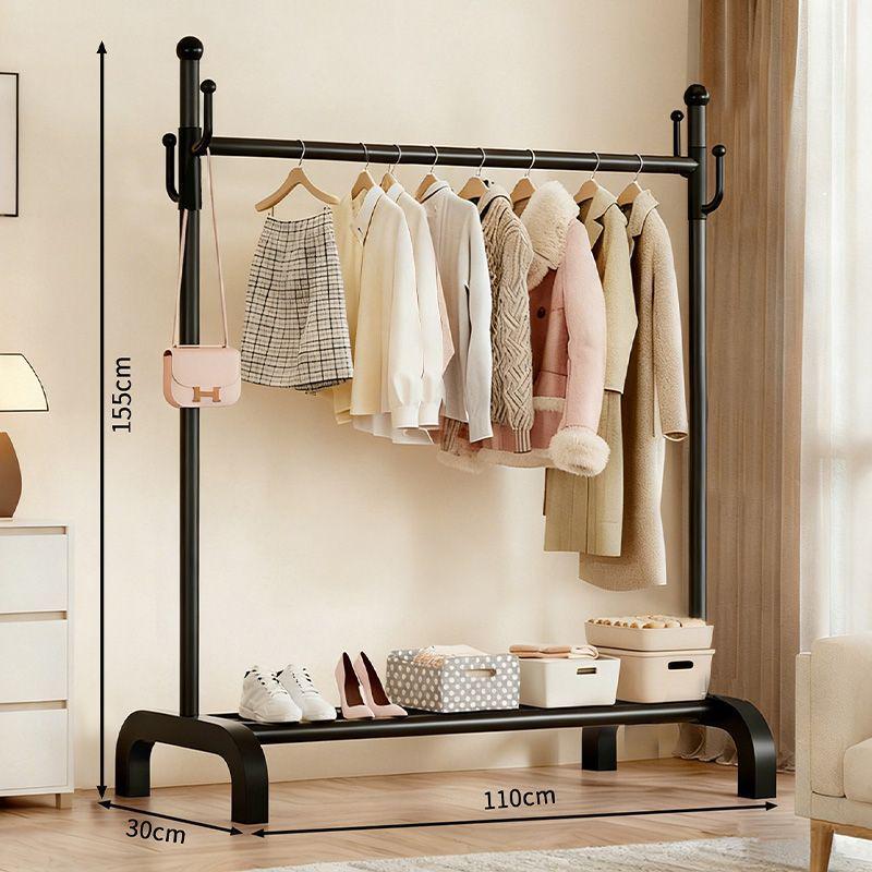 Multifunctional Floor-Standing Coat Rack and Clothes Dryer for Indoor Storage