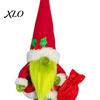 Plush Elf Doll Pair Christmas Gnome, Long Leg Faceless Scandinavian Santa Doll, Swedish Tomte Cozy Winter Shelf Sitters Figurine for Holiday