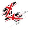 Car Body Side Sticker Splash Union Jack Flag Decor Decal Universal For MINI Cooper S One Countryman F54 F55 F56 R55 R56 R60