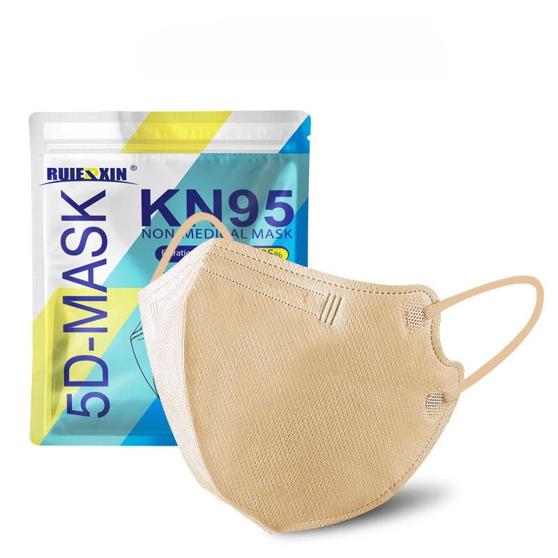 Adult face masks 3D internet celebrity 4-layer KN95 protective Japanese disposable dustproof 2-layer meltblown fabric mascarilla