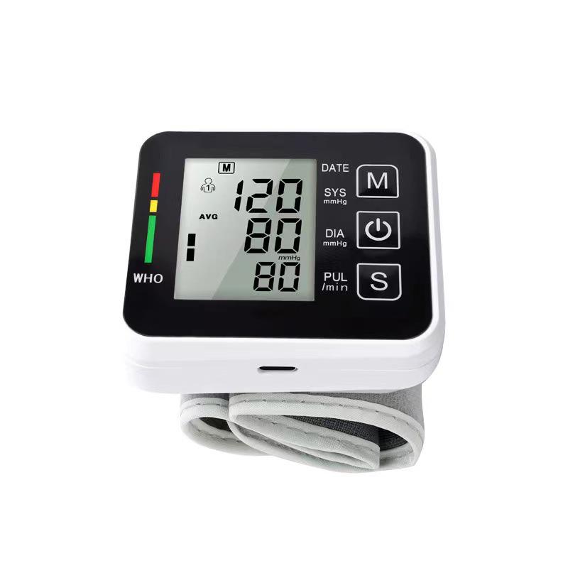 Smart Wrist Blood Pressure Monitor - Electronic Home Measuring Device