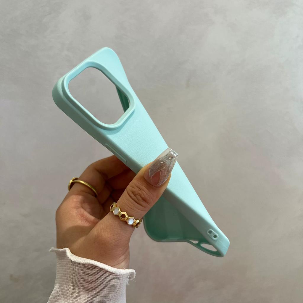 Luxury Matte Soft Leather Candy Phone Case For iPhone 17 16 15 14 Plus 13 12 11 Pro Max Protection Shockproof Silicone Cover