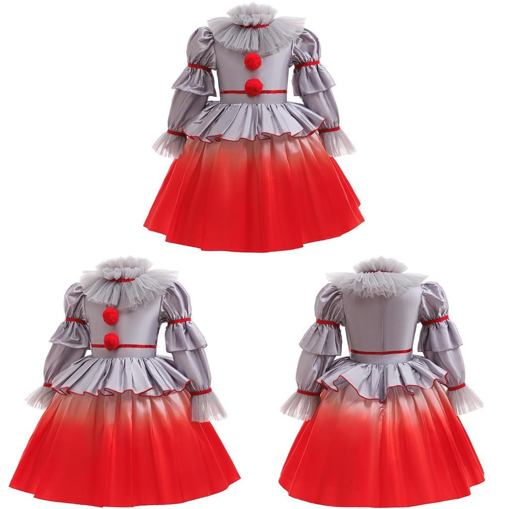 It Cosplay Costume Dress For Kids Halloween Party Dress Up Performance Stage