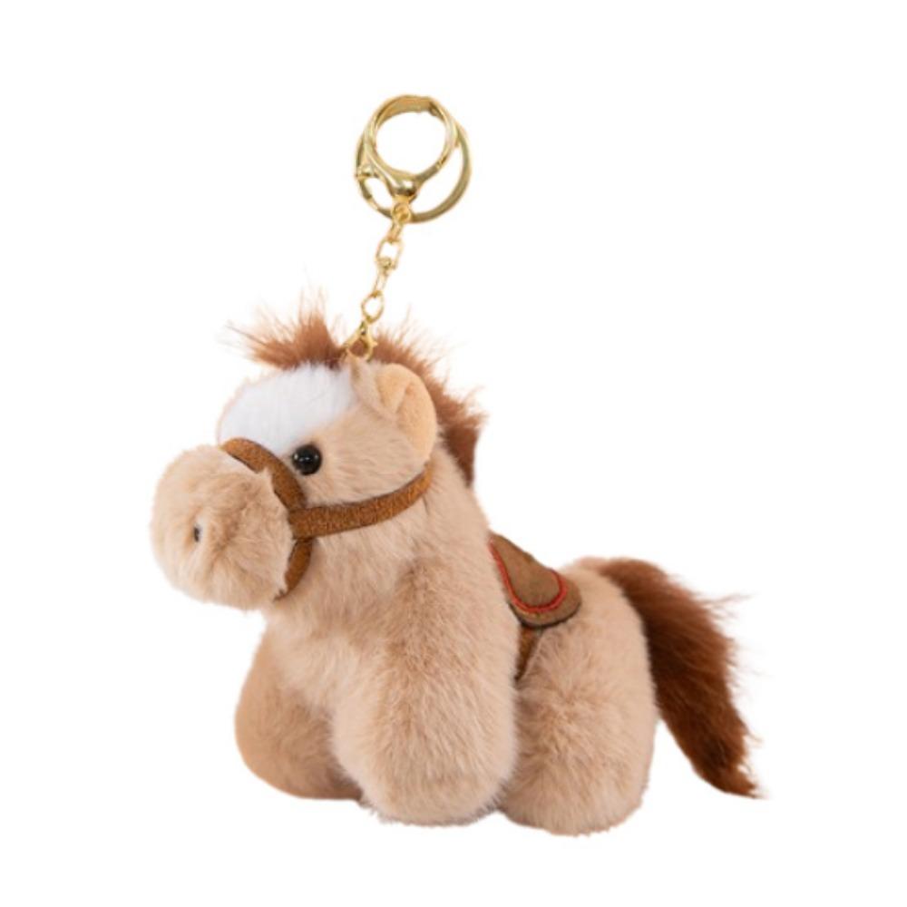 

Lifelike Mini Horse Pendant Cute Plush Horse Doll Pendant Bag Decoration