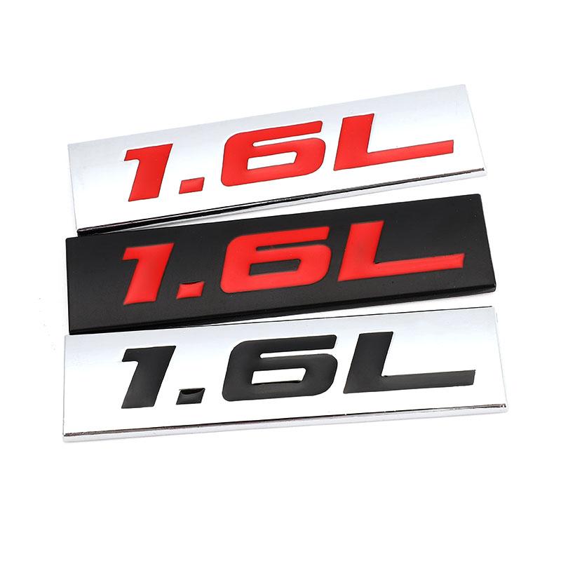 Car Sticker 1.4L 1.5L 1.6L 1.7L 1.8L 1.9L Emblem Badge Decals for f111 SUV Toyota Mini Peugeot Honda Volkswagen VW Focus Hyundai 111F