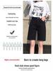 Women's High-Waisted Denim Shorts: Summer Solid Color, Trendy Design, Plus Size, Loose Fit, Straight Leg