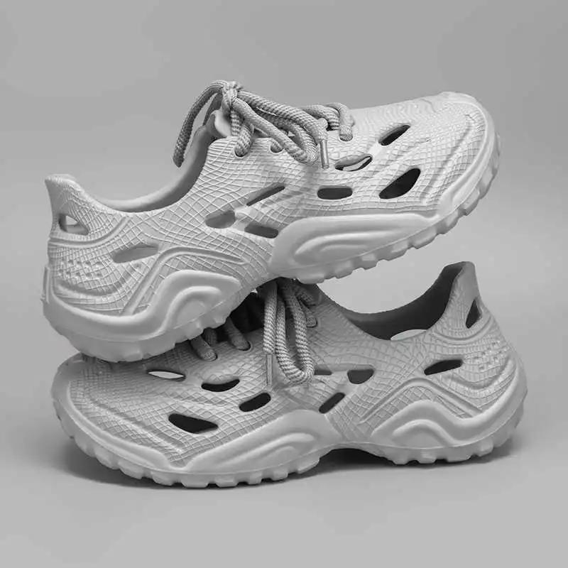 Fashion Rubber Sole Chunky All For Beach And Leisure Men's Large Size Sandals Shoes Slippers Sneakers Sport Overseas Ternis Sheos