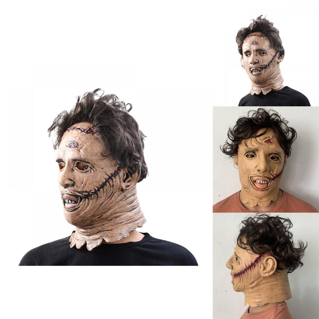 The Texas Chainsaw Massacre Saw Themed Latex Mask For Horror Role Play Cosplay Events