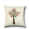 Fashionable Pillows Pastoral Fresh Cartoon Flower Tree Pattern Pillow Creative Home Pillow Case Does Not Include Core