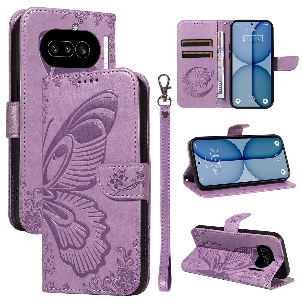 Flip Case for Phone - Leather/PU, Purple