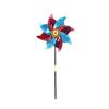 Eight Sequined Laser-Colored Bird Repellent Pinwheels for Farmland
