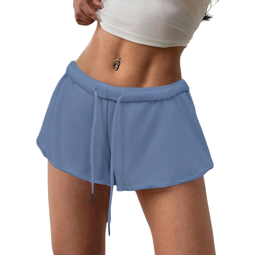Women's Fashion Summer Color Hot Pants Sports And Leisure Low Waist Spicy Girl Shorts