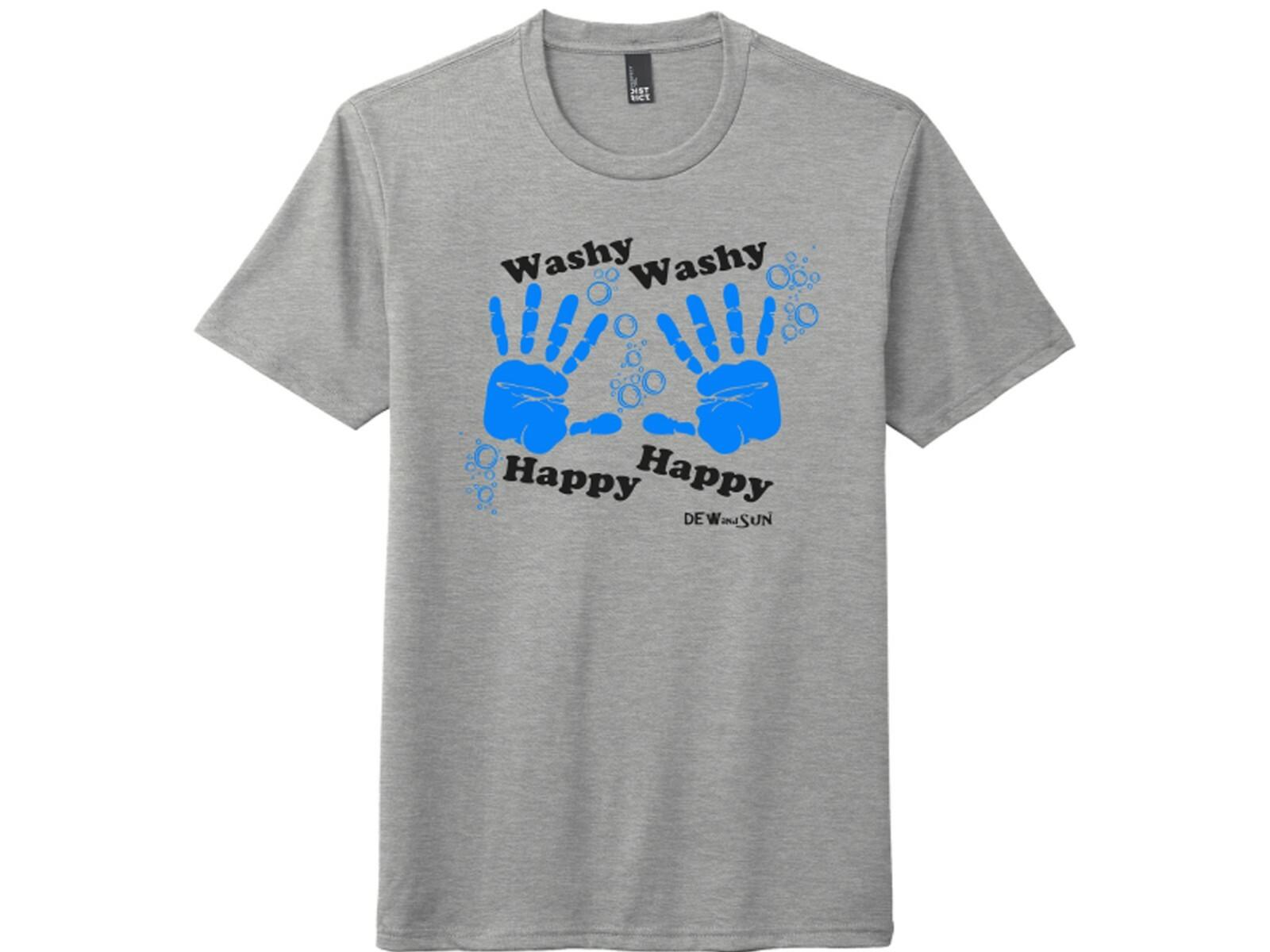 Washy Washy Happy Happy Adult Unisex Funny T-Shirt Cruise shirts NWT XXL