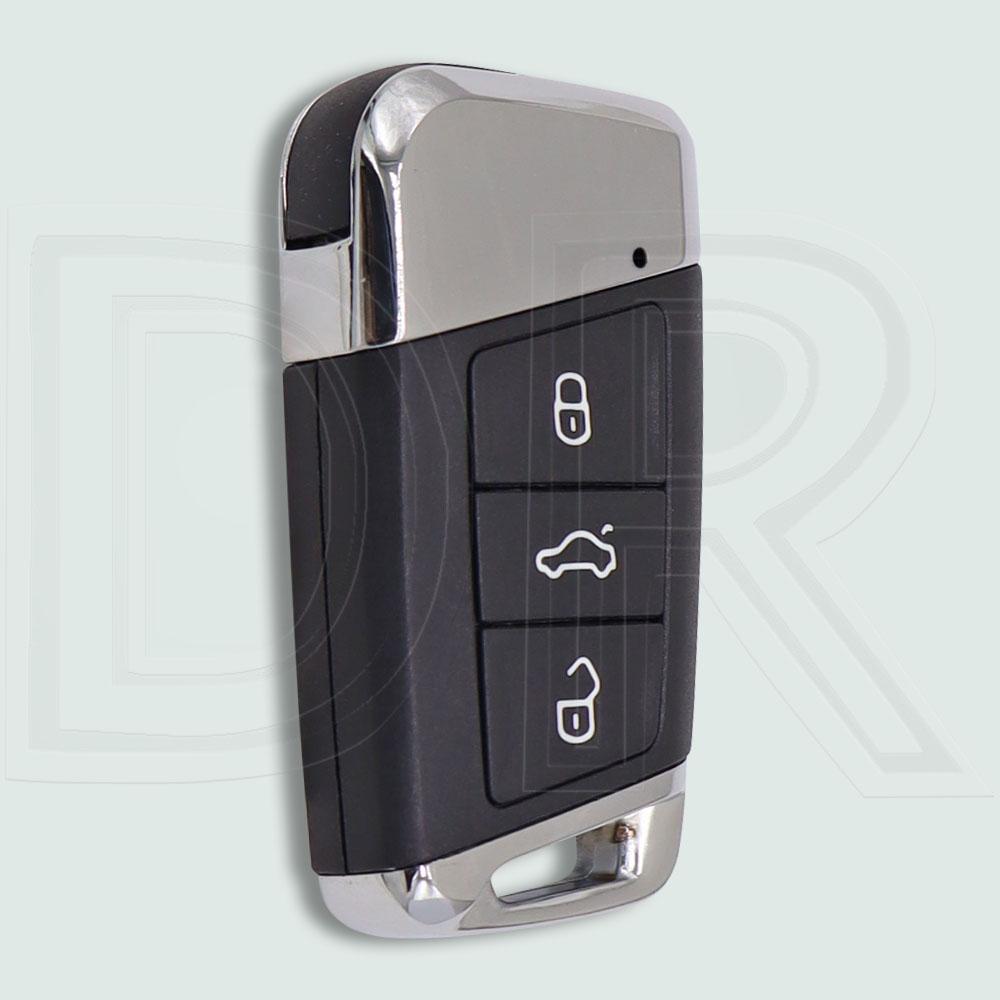DR Modified Car Remote Flip Key Shell Case For VW Volkswagen Passat Golf 6 7 Polo MK7 8 Tiguan Seat Skoda Superb Octavia Atlas