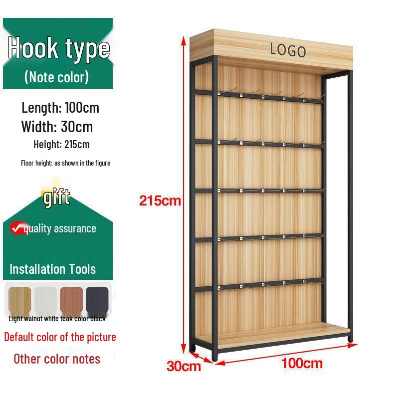 Multi-Layer Gondola Display Rack for Convenience Stores and Supermarkets