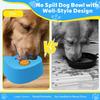 Anti-Choking Dog Lick Bowl Anti Slip Water Treat Lick Toy Interactive Lick Bowl  for Wet Food