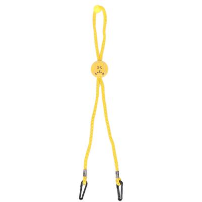 Ear Lanyard Nylon Cartoon Pattern Lightweight Adjustable Mouth Muffle Fixing RopeYellow