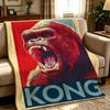 movie K-King Kong-g Throw Thick Comfort Flannel Quilt, Multi-scene Use Indoor Outdoor Daily Nap
