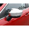 For Mitsubishi Eclipse Cross 2017 2018     Car Eyebrow Back Rear View Side Glass Mirror Cover Trim Frame Stick