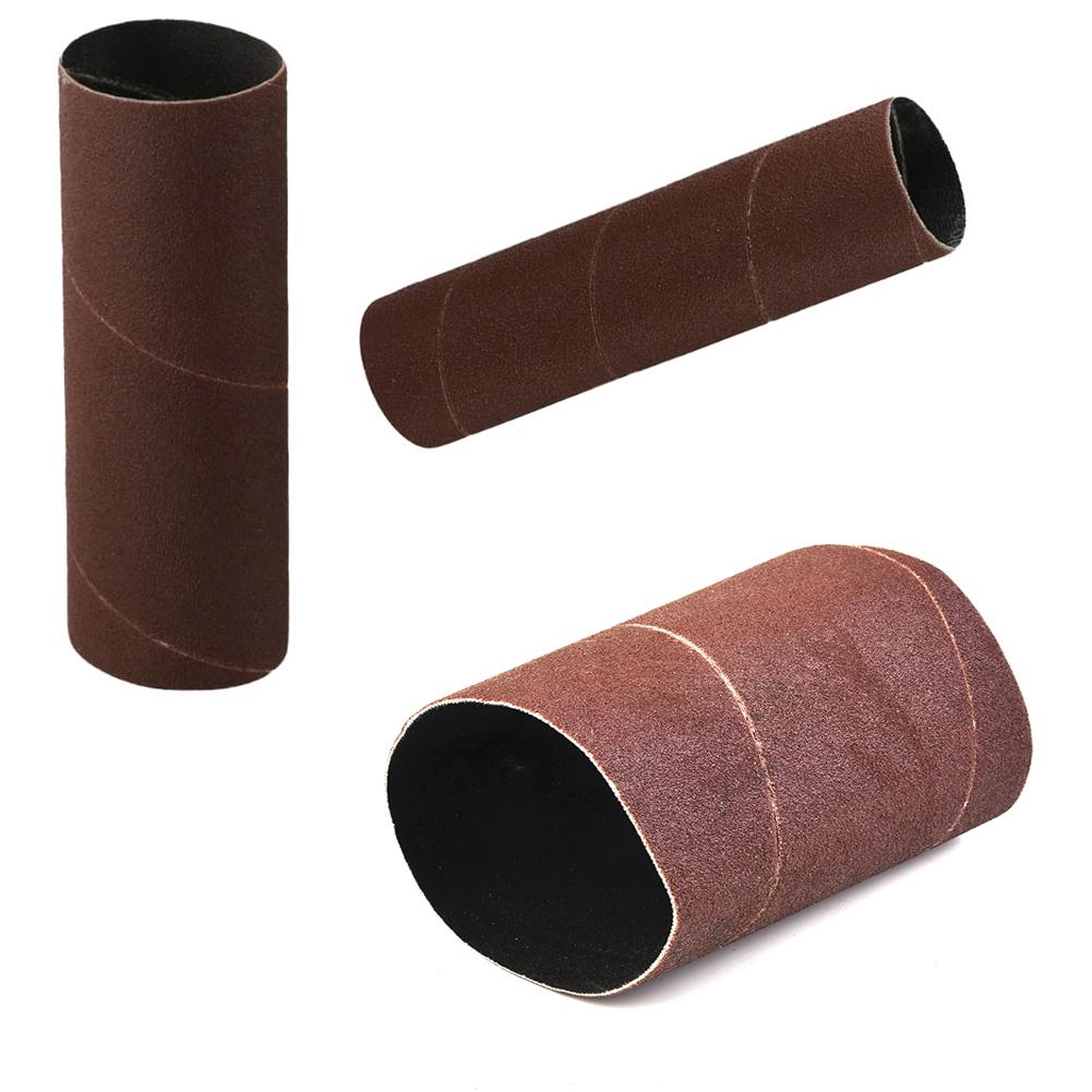 38/51/76mm Spindle Sanding Drum Sleeves Sanding Paper For Metal Woodworking Polishing Tool For Sander 80/150/240 Grit