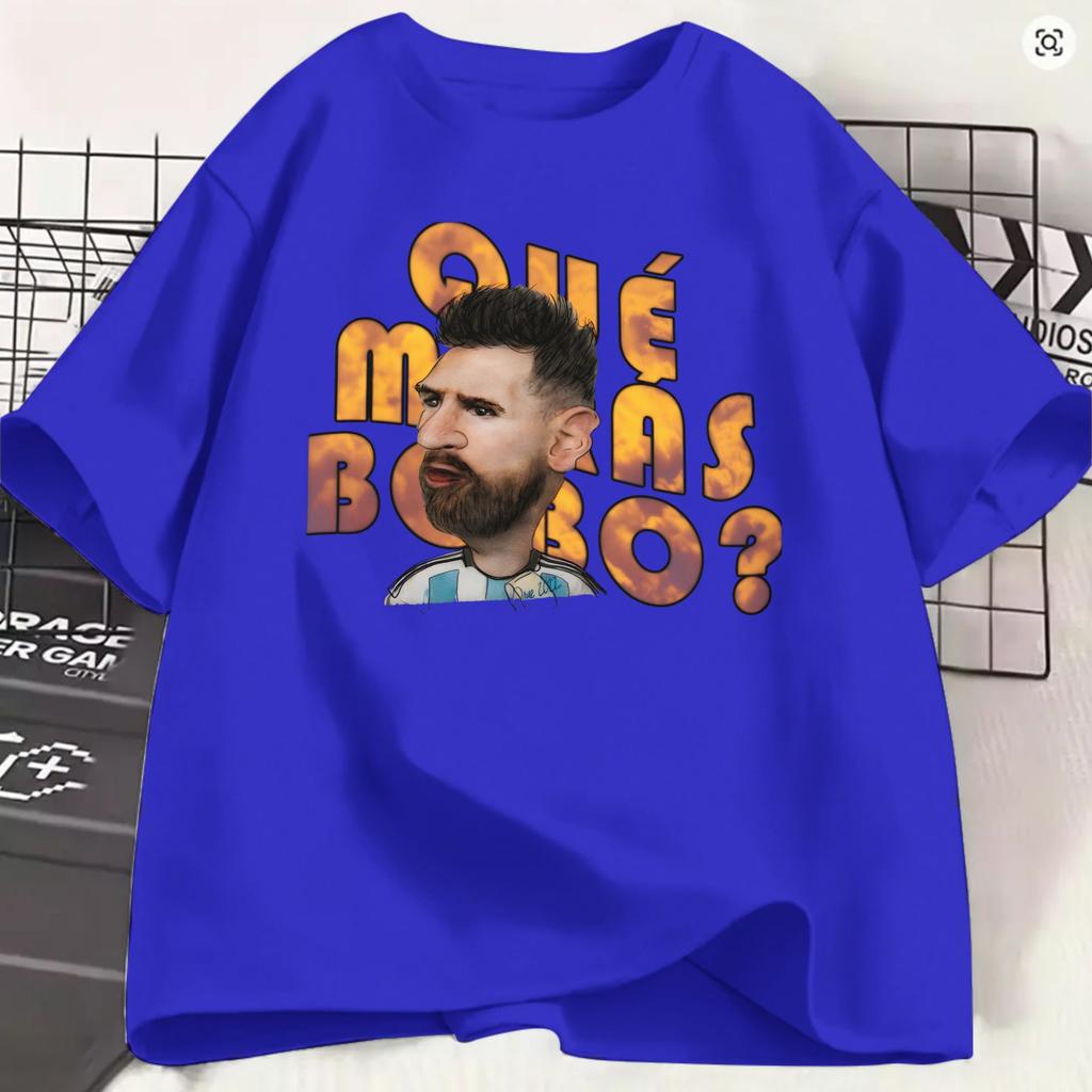 Que Miras Bobo T-shirt Per Unisex Cotone Puro Divertente T-shirt Girocollo Meme Magliette Manica Corta Taglie Forti