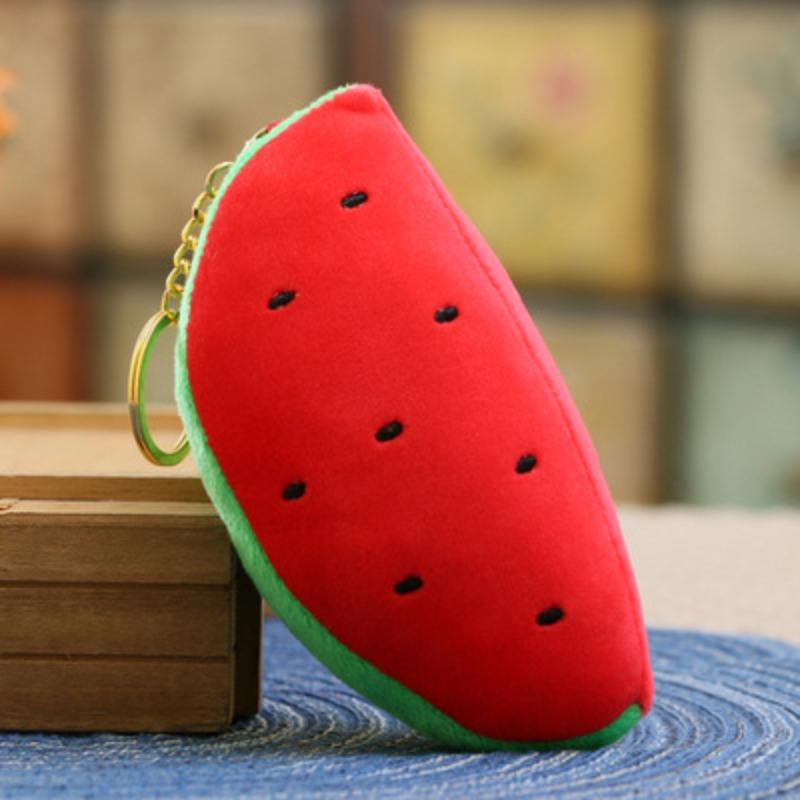 Fruit and Vegetable Plush Pendant Creative Doll Toy Pendant Cute Doll Gift Keychain