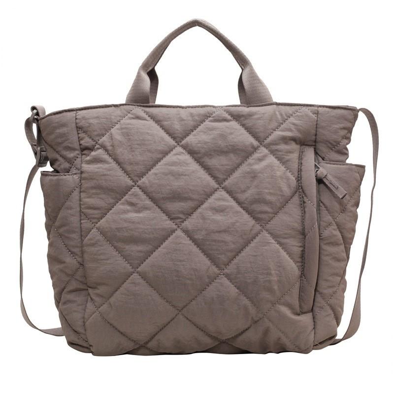 Large Capacity Canvas Shoulder Bag For Women 2023 New Autumn Winter Street Fashion Tote Crossbody Bag