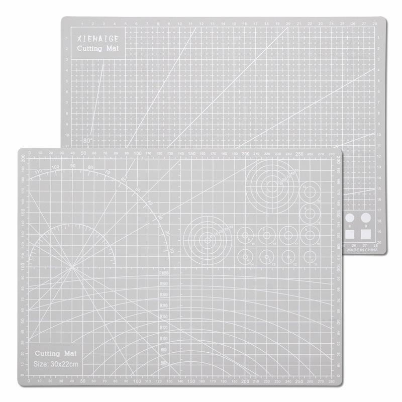 A4 Double-Sided Colored Cutting Mat for Paper, Engraving, Model Clay, and Rubber Stamps