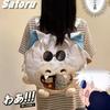 Transparent Gojo Satoru Itabag Anime Plush Backpack Leisure Travel School And