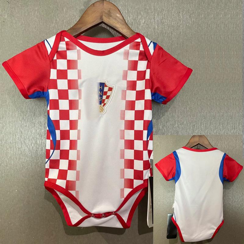 2026 World Cup Baby Bodysuit: Brazil, Spain, Italy, USA Teams Short Sleeve Outfit 9