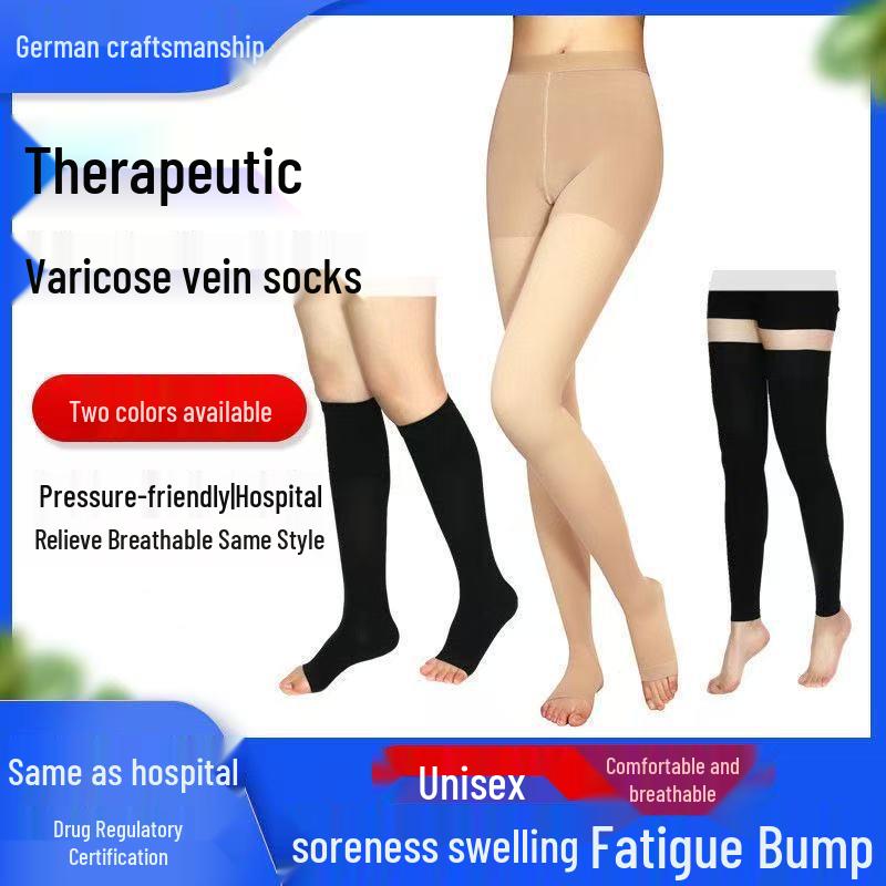 Șosete de compresie medicală 20-30mmHg, lungime până la mijlocul gambei