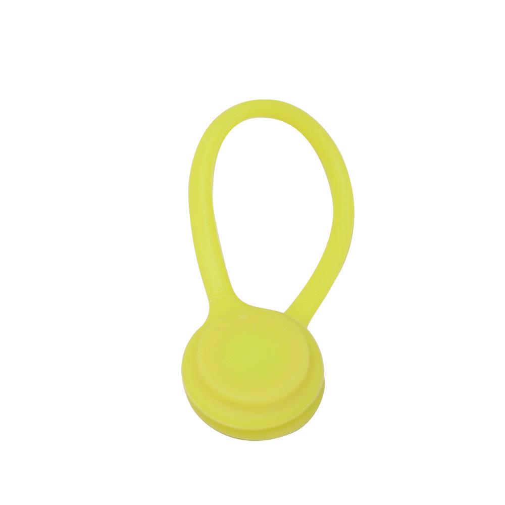 Silicone Cable Organizer: Simple, Solid Color for Desktop, Headphones, and Charging Cables