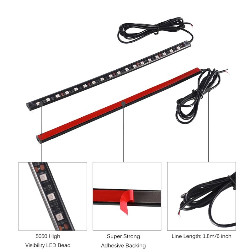 2PCS Boat Navigation Lights, Stern Lights Boats, Marine LED Strip Boat Lights