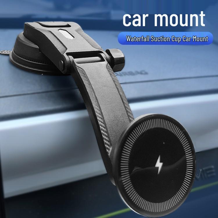 Magnetic Wireless Charger & Dashboard Phone Holder