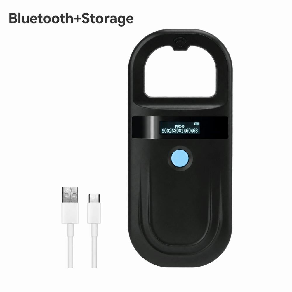 Scanner per Microchip per Animali a Frequenza 134.2KHz Scanner per Chip Animali USB Bluetooth Identificazione Animale