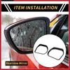 Paar Rückspiegel Regen Augenbrauen Zierleisten für Toyota Tundra -2024 Neu