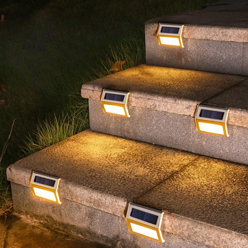 Solar-powered Staircase Wall Lamp, Stainless Steel Courtyard Corridor Lamp, Wall Lamp, Ceiling Lamp, Waterproof